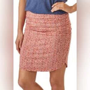 Patagonia Coral Pink Printed Mini Skirt